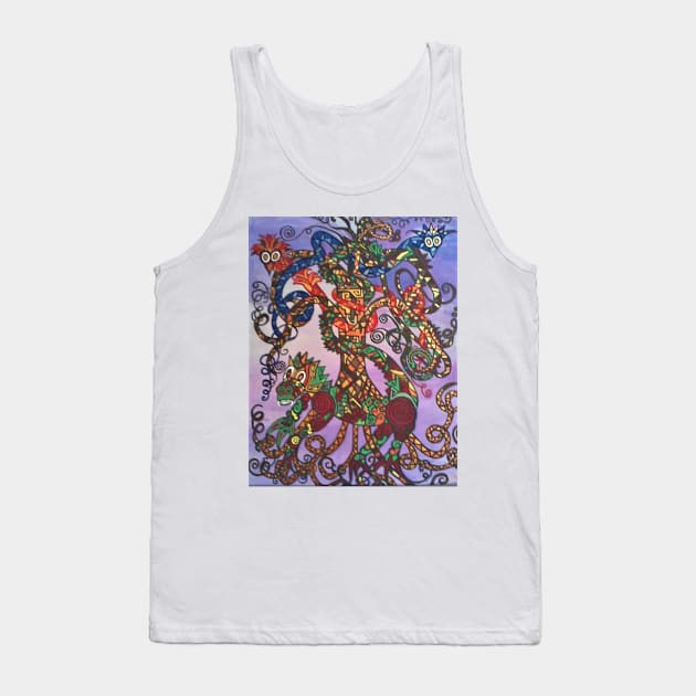 Yggdrasil  Creative Life Force Tank Top by In A Given Moment 